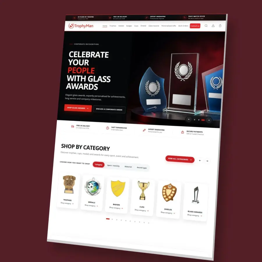 The showroom’s expertise. An online store to match.
