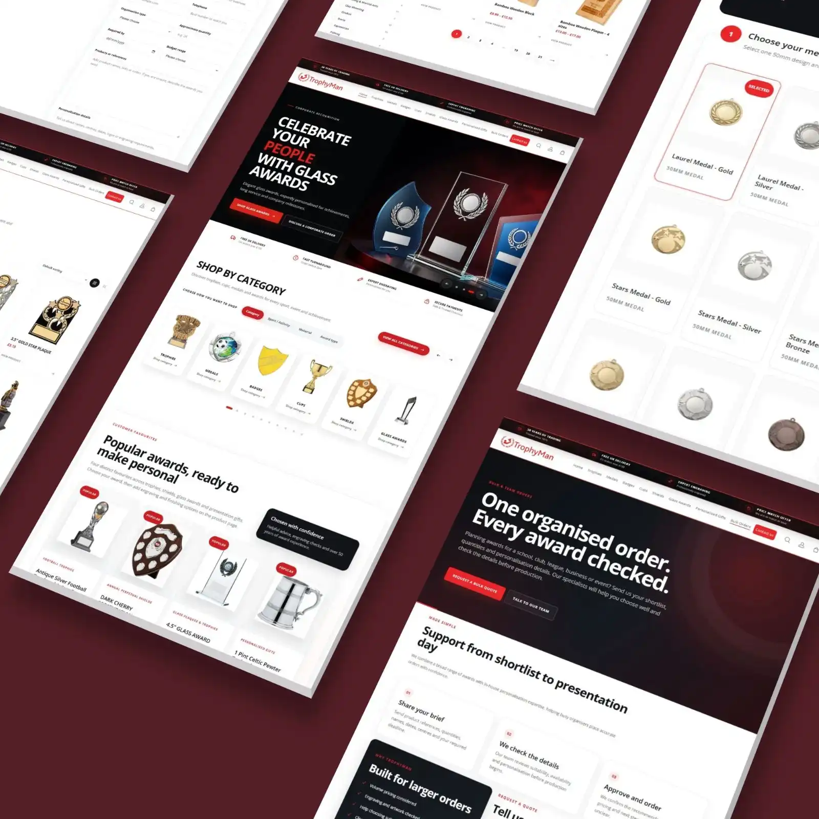 TrophyMan WooCommerce website and ecommerce migration case study